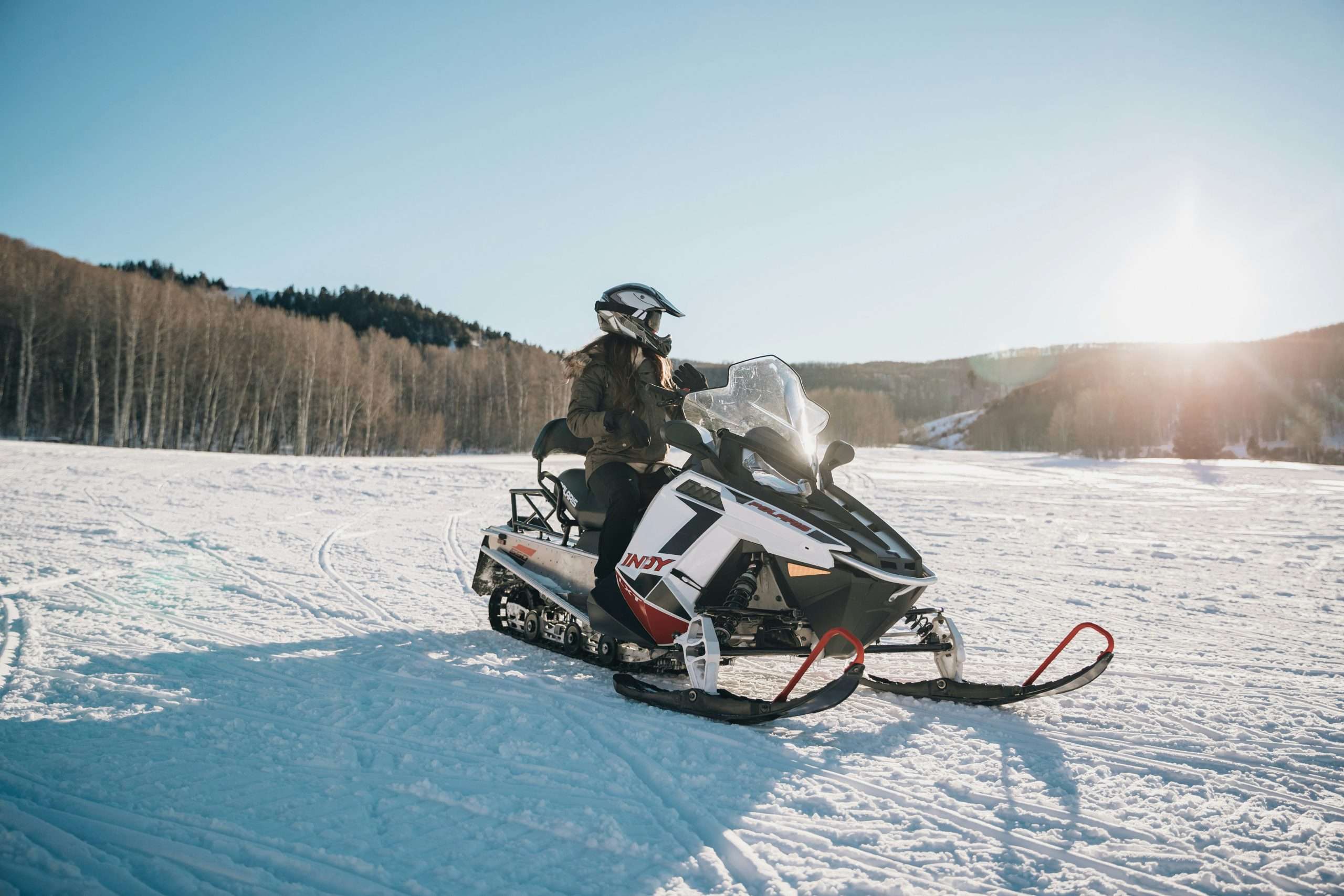 Snowmobiling
